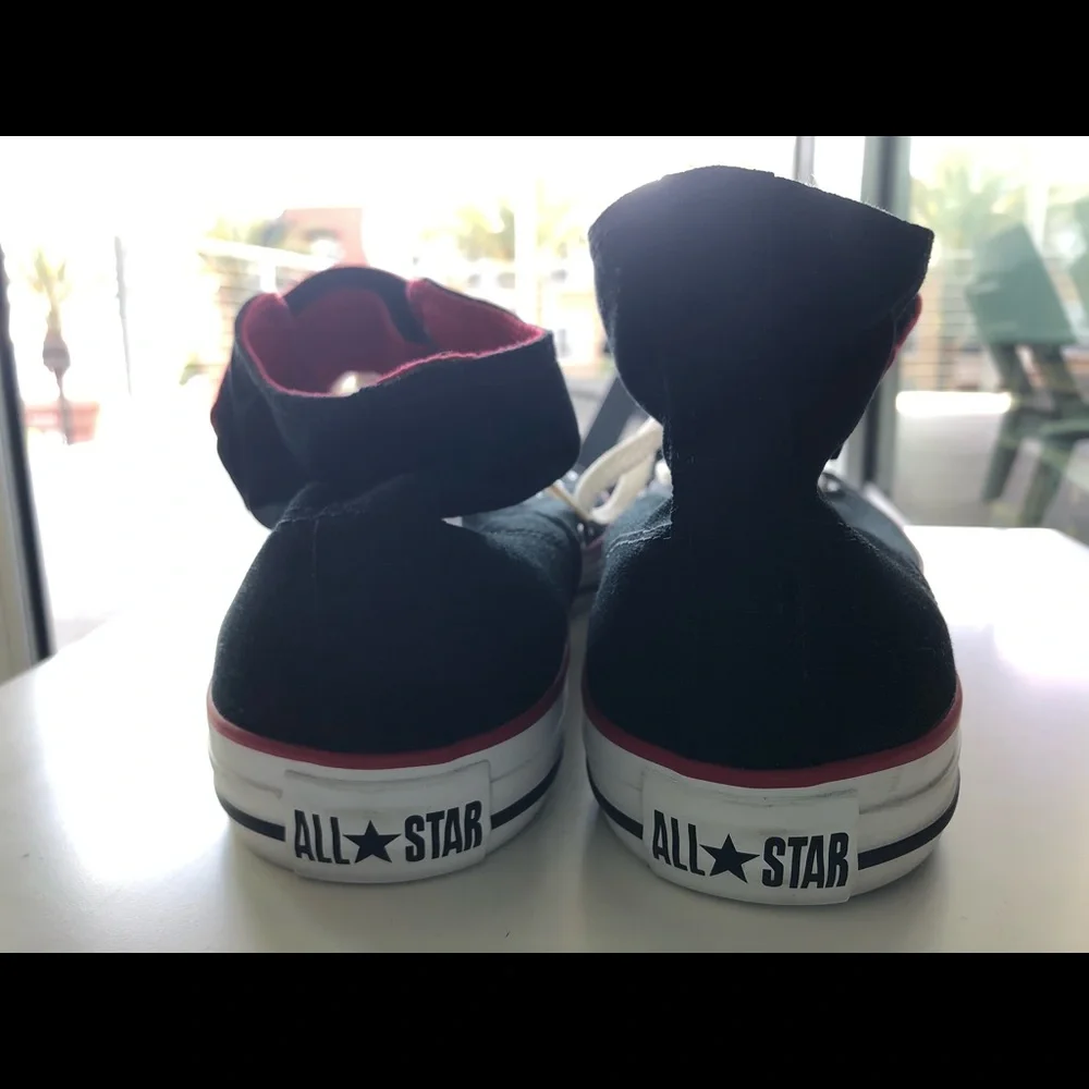 NEW Converse Chuck Taylor Hi Tops Black Red Accent Men’s 11 - Picture 7 of 7